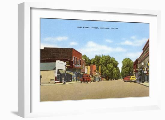 East Market Street, Nappanee, Indiana-null-Framed Art Print