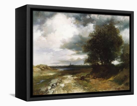 East Moriches, 1900-Thomas Moran-Framed Stretched Canvas