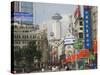 East Nanjing Pedestrian Street, Huangpu District, Shanghai, China-Jochen Schlenker-Stretched Canvas