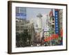 East Nanjing Pedestrian Street, Huangpu District, Shanghai, China-Jochen Schlenker-Framed Photographic Print
