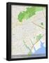 East New York, United States of America Map-null-Framed Poster