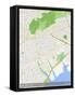 East New York, United States of America Map-null-Framed Stretched Canvas