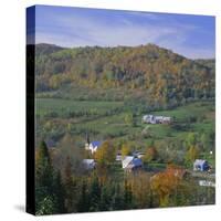 East Orange Village, Vermont, New England, USA-Roy Rainford-Stretched Canvas