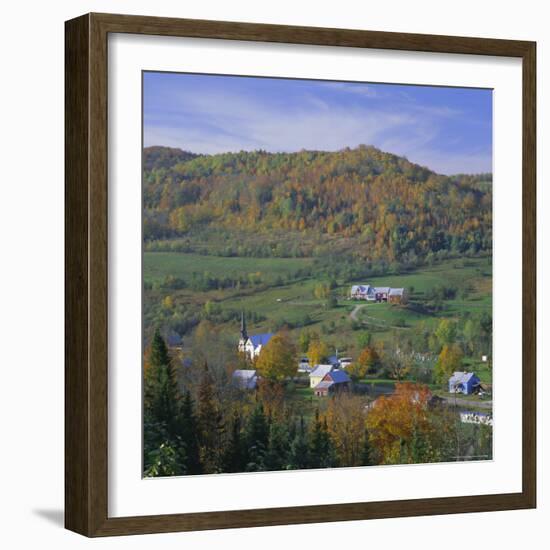 East Orange Village, Vermont, New England, USA-Roy Rainford-Framed Photographic Print