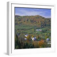 East Orange Village, Vermont, New England, USA-Roy Rainford-Framed Photographic Print