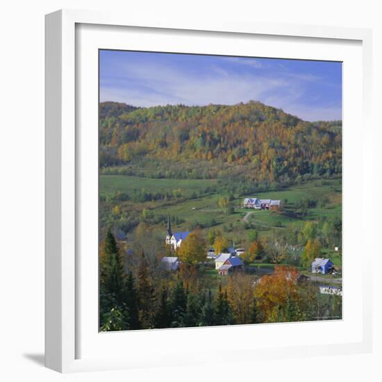 East Orange Village, Vermont, New England, USA-Roy Rainford-Framed Photographic Print