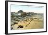 East Parade and Sands, Bognor Regis, West Sussex, 1950-null-Framed Giclee Print