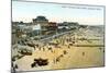 East Parade and Sands, Bognor Regis, West Sussex, 1950-null-Mounted Giclee Print