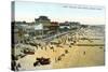 East Parade and Sands, Bognor Regis, West Sussex, 1950-null-Stretched Canvas