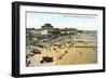 East Parade and Sands, Bognor Regis, West Sussex, 1950-null-Framed Giclee Print