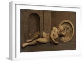 East Pediment's Group of the Temple of Aegina. Ca. 490 BC-null-Framed Giclee Print