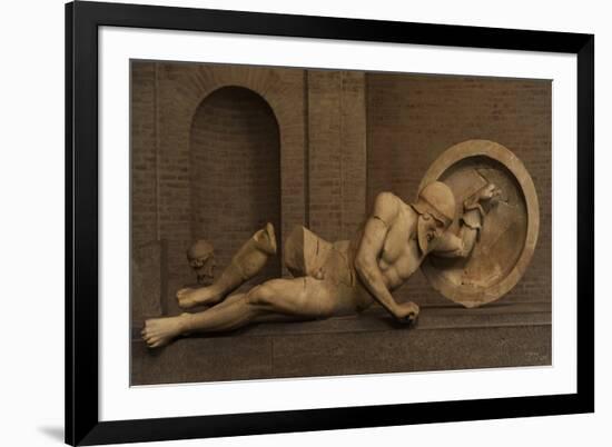 East Pediment's Group of the Temple of Aegina. Ca. 490 BC-null-Framed Giclee Print