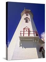 East Point Lighthouse, Prince Edward Island, Canada-Walter Bibikow-Stretched Canvas