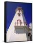 East Point Lighthouse, Prince Edward Island, Canada-Walter Bibikow-Framed Stretched Canvas