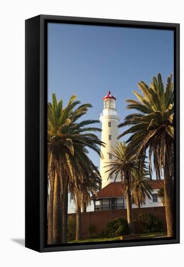 East Point Lighthouse, Punta Del Este, Uruguay, South America-Stuart Westmorland-Framed Stretched Canvas