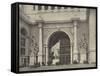 East Portal of the Administration Building-null-Framed Stretched Canvas