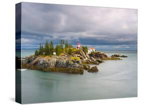 East Quoddy (Head Harbour) Lighthouse, Campobello Island, New Brunswick, Canada, North America-Alan Copson-Stretched Canvas