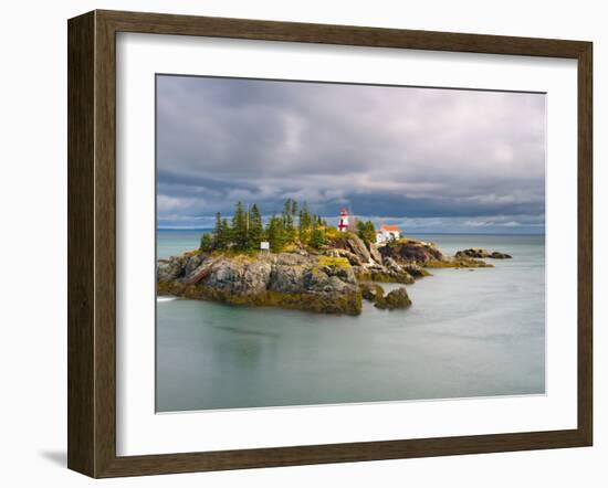 East Quoddy (Head Harbour) Lighthouse, Campobello Island, New Brunswick, Canada, North America-Alan Copson-Framed Photographic Print