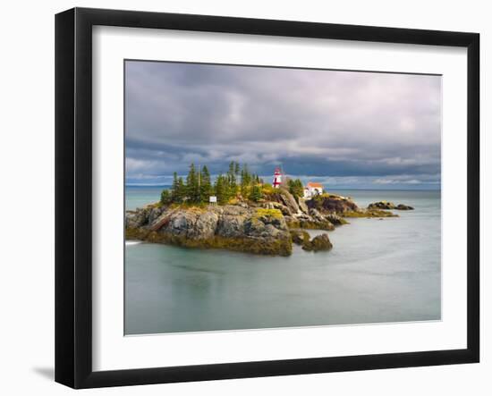 East Quoddy (Head Harbour) Lighthouse, Campobello Island, New Brunswick, Canada, North America-Alan Copson-Framed Photographic Print