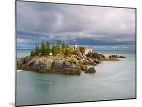 East Quoddy (Head Harbour) Lighthouse, Campobello Island, New Brunswick, Canada, North America-Alan Copson-Mounted Photographic Print