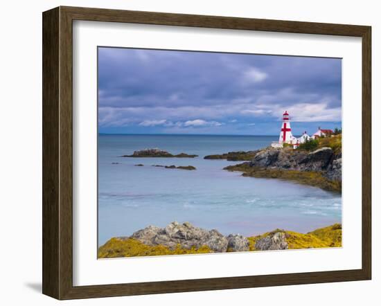 East Quoddy (Head Harbour) Lighthouse, Campobello Island, New Brunswick, Canada, North America-Alan Copson-Framed Photographic Print