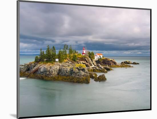 East Quoddy (Head Harbour) Lighthouse, Campobello Island, New Brunswick, Canada, North America-Alan Copson-Mounted Photographic Print