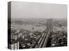 East River and Brooklyn Bridge, New York, N.Y.-null-Stretched Canvas