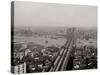 East River and Brooklyn Bridge, New York, N.Y.-null-Stretched Canvas