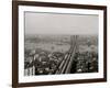 East River and Brooklyn Bridge, New York, N.Y.-null-Framed Photo