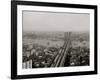 East River and Brooklyn Bridge, New York, N.Y.-null-Framed Photo