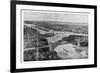 East River and Hell Gate Bridge-Moses King-Framed Premium Giclee Print