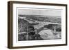 East River and Hell Gate Bridge-Moses King-Framed Premium Giclee Print