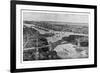 East River and Hell Gate Bridge-Moses King-Framed Art Print