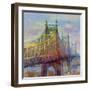 East River Bridge-Longo-Framed Giclee Print