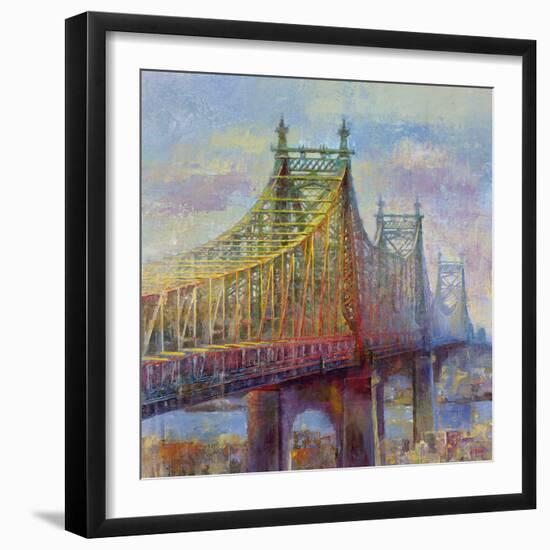 East River Bridge-Longo-Framed Giclee Print