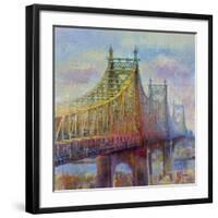 East River Bridge-Longo-Framed Giclee Print