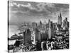 East River Waterfront and Manhattan, 1931-null-Stretched Canvas