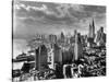East River Waterfront and Manhattan, 1931-null-Stretched Canvas