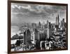 East River Waterfront and Manhattan, 1931-null-Framed Photographic Print