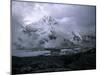 East Ronbuk Glacier, Nepal-Michael Brown-Mounted Photographic Print