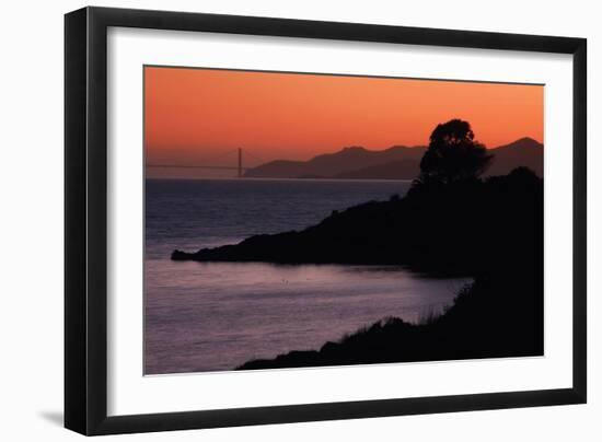 East Shore Sunset, San Francisco Bay-Vincent James-Framed Photographic Print