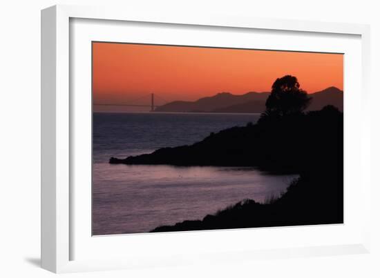 East Shore Sunset, San Francisco Bay-Vincent James-Framed Photographic Print