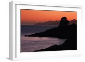 East Shore Sunset, San Francisco Bay-Vincent James-Framed Photographic Print