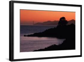 East Shore Sunset, San Francisco Bay-Vincent James-Framed Photographic Print