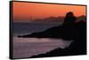 East Shore Sunset, San Francisco Bay-Vincent James-Framed Stretched Canvas