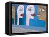 East Side Gallery, Berlin Wall, Berlin, Germany-Bruno Morandi-Framed Stretched Canvas