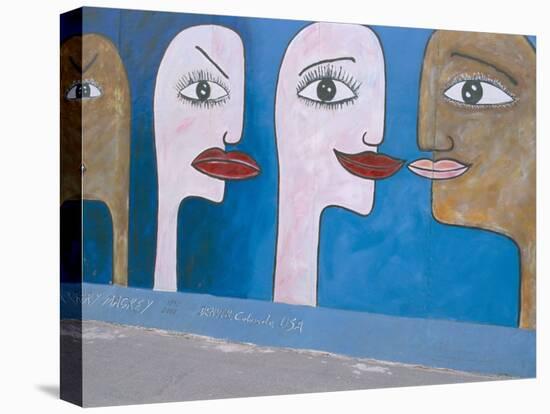 East Side Gallery, Berlin Wall, Berlin, Germany-Bruno Morandi-Stretched Canvas