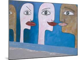 East Side Gallery, Berlin Wall, Berlin, Germany-Bruno Morandi-Mounted Photographic Print