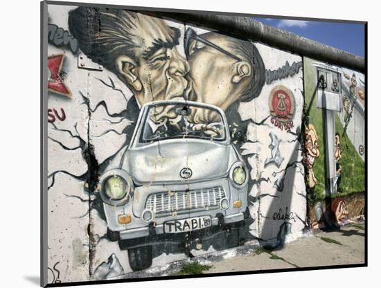 East Side Gallery, Berlin Wall Museum, Berlin, Germany, Europe-Hans Peter Merten-Mounted Photographic Print