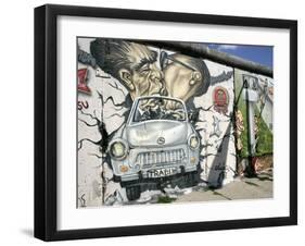 East Side Gallery, Berlin Wall Museum, Berlin, Germany, Europe-Hans Peter Merten-Framed Photographic Print